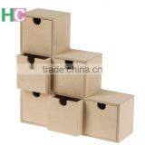 Wooden Box With Drawers, Mdf Wood Drawers thumbnail-2