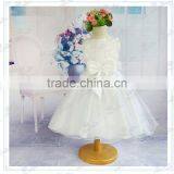 2015 Summer New 2-13Y Girls Fashion Flowers Wedding Baby Princess Dress Kids Children High Quality Long Vestidos. Free Shipping thumbnail-3