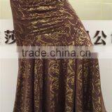 Stretchy Metallic Belly Dance Trumpet Mermaid Fusion Skirt thumbnail-3