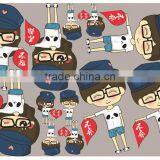 2015 Hot Sales High Quality Carton Heat Transfer Label / Colorful Plastisol Heat Transfer Label