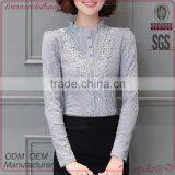 Hot Selling New Design Sleeveless Lace Top T-shirt Oem Service China+supplier+clothing thumbnail-1