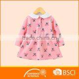 New Style Cartoon Printed Pink Baby Girl Dress thumbnail-2