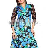 Kurti Digit Print On Jute Silk Kurti//fancy Long Kurti/latest Long Kurti Designs/western Kurti Designs thumbnail-1