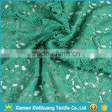 Best Selling Water Soluble 100 Polyester Emerald Green Lace Fabric for Dress thumbnail-1