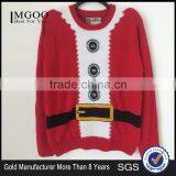 Unisex Long Batwing Sleeve Knitted Sweater Christmas Jumper Knitwear For Autumn Winter thumbnail-1