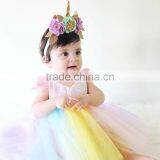 2017 Baby Girl Party Dress Children Frocks Designs 3 Year Old Girl Dress thumbnail-2
