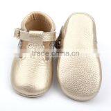 Customize Kids Leather Baby Girls T-bar Shoes 2017 thumbnail-4