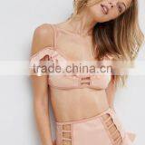 Runwaylover HOT SALE BLUSH SEXY RETRO BIKINI SET thumbnail-2