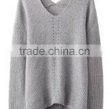EY0869S 2016 New Arrival Deep V-Neck Knit Pullover Sweater thumbnail-2