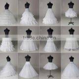 12 Style White A-Line/Hoop/Hoopless/Short Crinoline Petticoat/Underskirt wedding