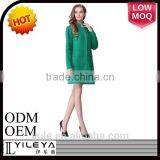 2015 Latest Elegant Women Wool Rain Design Fashion Coat thumbnail-2