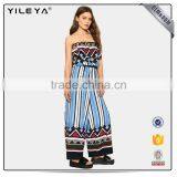2017 Summer Strapless New Style Sleeveless Casual Fashion Jumpsuit for Women thumbnail-3