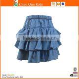High Quality Children Beautiful Summer Short Girls Denim Skirt thumbnail-1