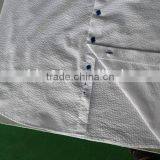 Solid White French Cuff Latest Design Men's Dress Shirt Dobby 100% Cotton thumbnail-3