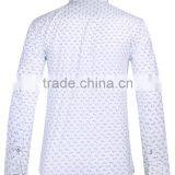 New Design Men's Long Sleeve Slim Fit Shirt With Contrast Collar and Cuff thumbnail-4