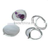 Custom Promotion Round High-Heeled Shoes Compact Mirror Compact Mirror thumbnail-1