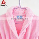 Kids Bathrobe Pink Flannel Fleece Soft Bath Robe Baby thumbnail-2