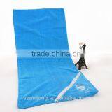 High Quality Microfiber Fitness Towel Sports Towel Gym Towel With Zip Pocket thumbnail-4