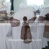 Organza Sash for Polyester Banquet Chair Cover 6"x108" Organza Sash Chair Cover Organza Sash