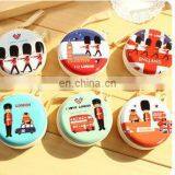 British Royal Police Round Steel Coin Box Purse Tin Box Earphone Storage Bag Small Wallet Pencil Case thumbnail-1