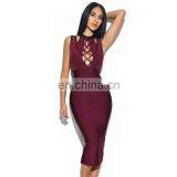 Below Knee Longuette Mermaid Fashion Women Clothes Hot Girl Sexy Club Dress thumbnail-1