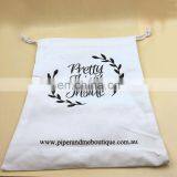 Cotton Canvas Shoes to Dust in Cotton Canvas Dust Bag for Handbag