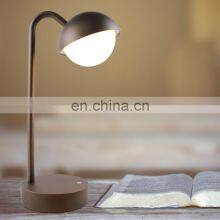 High Quality Battery Round Shade Table Lamp Led Modern Decorative Dimmable Bar Metal Table Lamp