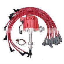 SBF 351W Distributor And RED 8.5mm Spark Plug Wires for Ford thumbnail-1