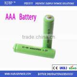High Quality NiMH AAA 1.2 v 600mah Rechargeable Batteries thumbnail-1