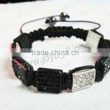 DIY Shamballa Bracelets, Square Beads Shamballa Bracelet thumbnail-1