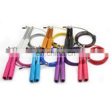 Factory Wholesal Bearing Jump Rope Excercise Fitness Workout Light Steel Wire Skipping Ropes Metal Speed Gym Training thumbnail-1