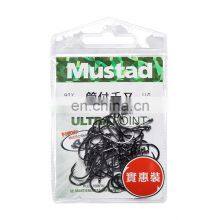 High Carbon Steel 10104 Big Fish Hook Mustad Fishing Hooks for Saltwater Sea Fishing thumbnail-4