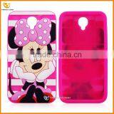 China Supplier Cute Cartoon Silicone Back Cover Case for Alcatel OT6037 thumbnail-2