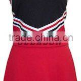 High Quality Cheer Leader One Piece Dance Costume Plus Size Sleeveless Cheerleading Uniform thumbnail-4