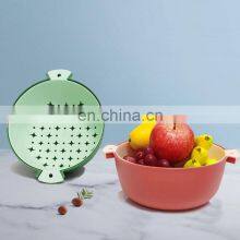 New 2021 Food Grade Easy Fruit Vegetable Round Multifunction Plastic Kitchen Sink Drain Basket thumbnail-4