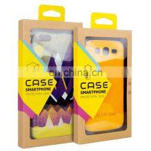 China Supplier Electronics Packaging Paper Box PVC Window Biodegradable Lid Gift Mystery Cellphone Phone Case Package Custom Box