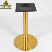 High Quality Brushed Titanium Golden Table Base Stainless Steel Copper Chrome Coffee Table Legs Made of Premium Metal thumbnail-2