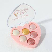 OEM Make up Blusher Bronzer 7 Color Palette Cheek Contourer Highlighter Powder Polvo De Cara thumbnail-4