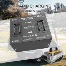 IP67 OEM ODM 48V 100Ah 105AH LFP Battery With Smart BMS 51.2V 105Ah Lifepo4 Battery Pack for Golf Cart thumbnail-2