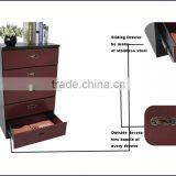 Custom-defined Livingroom Nightstand Elegant Cinese Red Steel Drawer Cabinet Half Height Storage Cabinet thumbnail-6