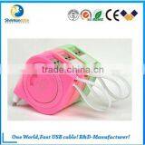 Wholesale Mobile Phone Accessories 2 in 1 Usb Cable,tape Usb Cable thumbnail-1