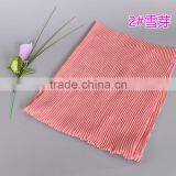 2016 New Style Stripe Embossed Viscose Plain Muslim Women Hijab Scarf thumbnail-4