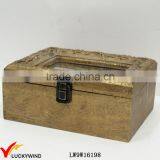 French Antique Gilded Jewelry Box With Photo