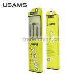 USAMS With Mic Audio Cable for Universal Mobile Phone Headphone 3.5mm Stereo Audio Curved Cable 1M Male to Male Cable MT-5774 thumbnail-6