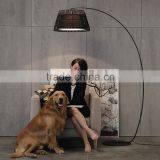 High Quality Fabric Shade Modern Floor Lamp Light for Hotel thumbnail-1