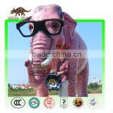Customized Fiberglass Cartoon Elephant thumbnail-1
