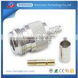 N Female Connector for Antenna and Coaxial Cable and Adapter thumbnail-1