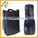 2014hotsale black pu travel toiletry bag for man