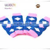 RJ1601 fashion cotton rhombus knit pet accessory