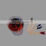 65mm Colorful Party Frilled Cocktail Toothpicks thumbnail-2